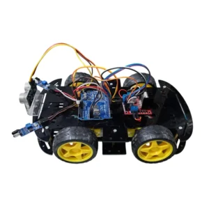 Smart 4WD Follow Me Robot using Arduino (Unassembled)