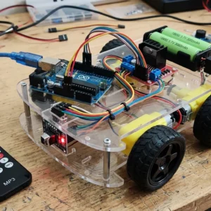 Smart IR Remote Controlled 4WD Robot (Unassembled)