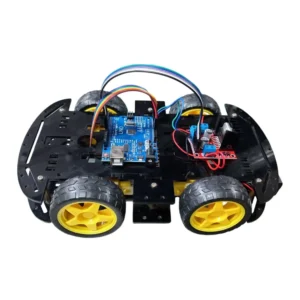 Smart Line Following 4WD Robot using Arduino LFR (Unassembled)