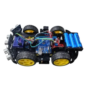 Smart Obstacle Avoidance 4WD Robot using Arduino (Unassembled)