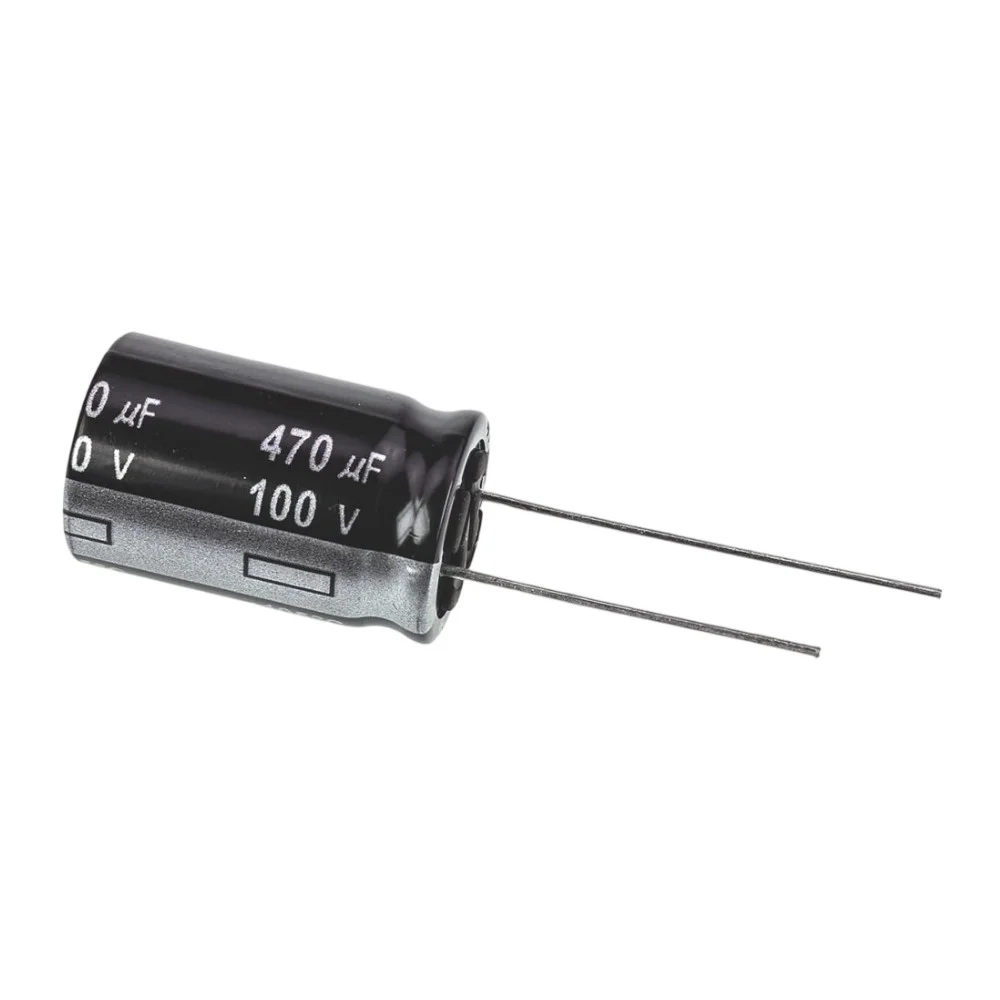 470μF 100V Electrolytic Polarized Capacitor
