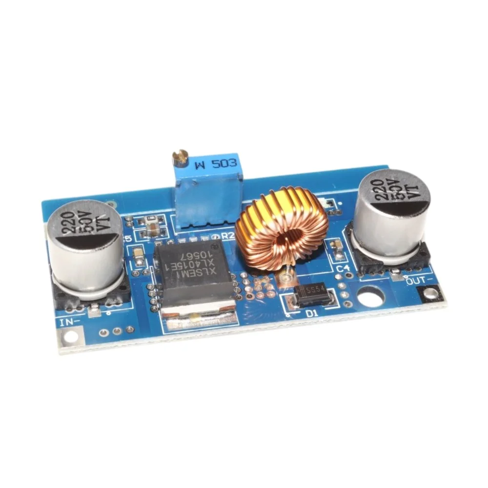 XL4015 DC-DC 5A Step-Down Buck Converter Module with Heatsink - Image 2